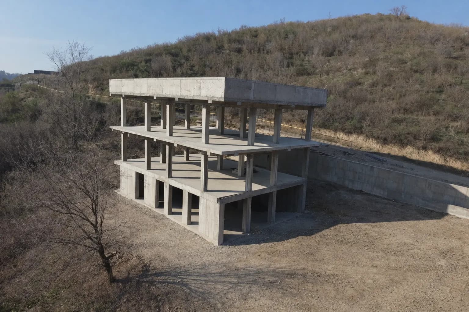 Дом на участке со сложным рельефом Bereke Group