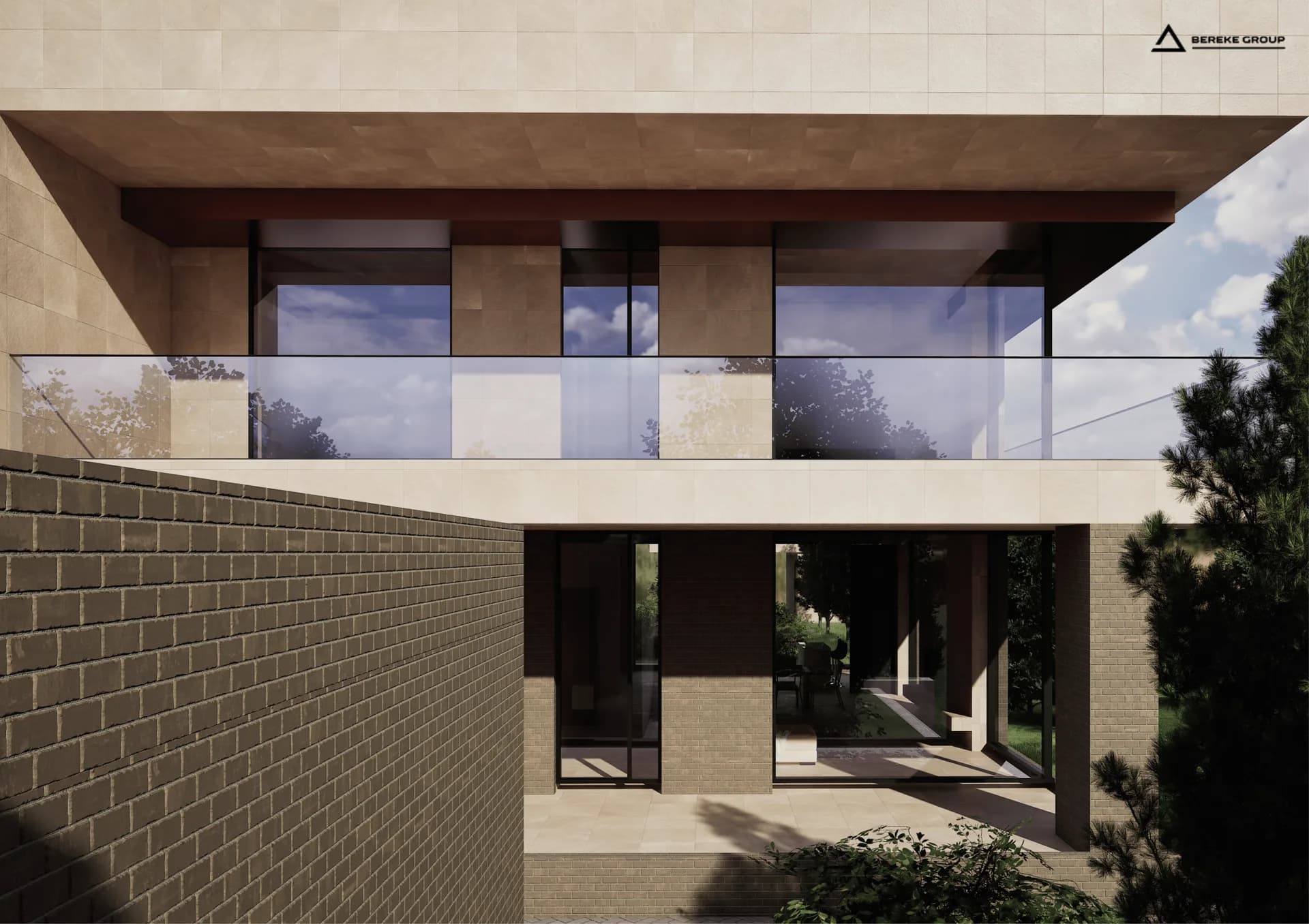 House with terrace and garage