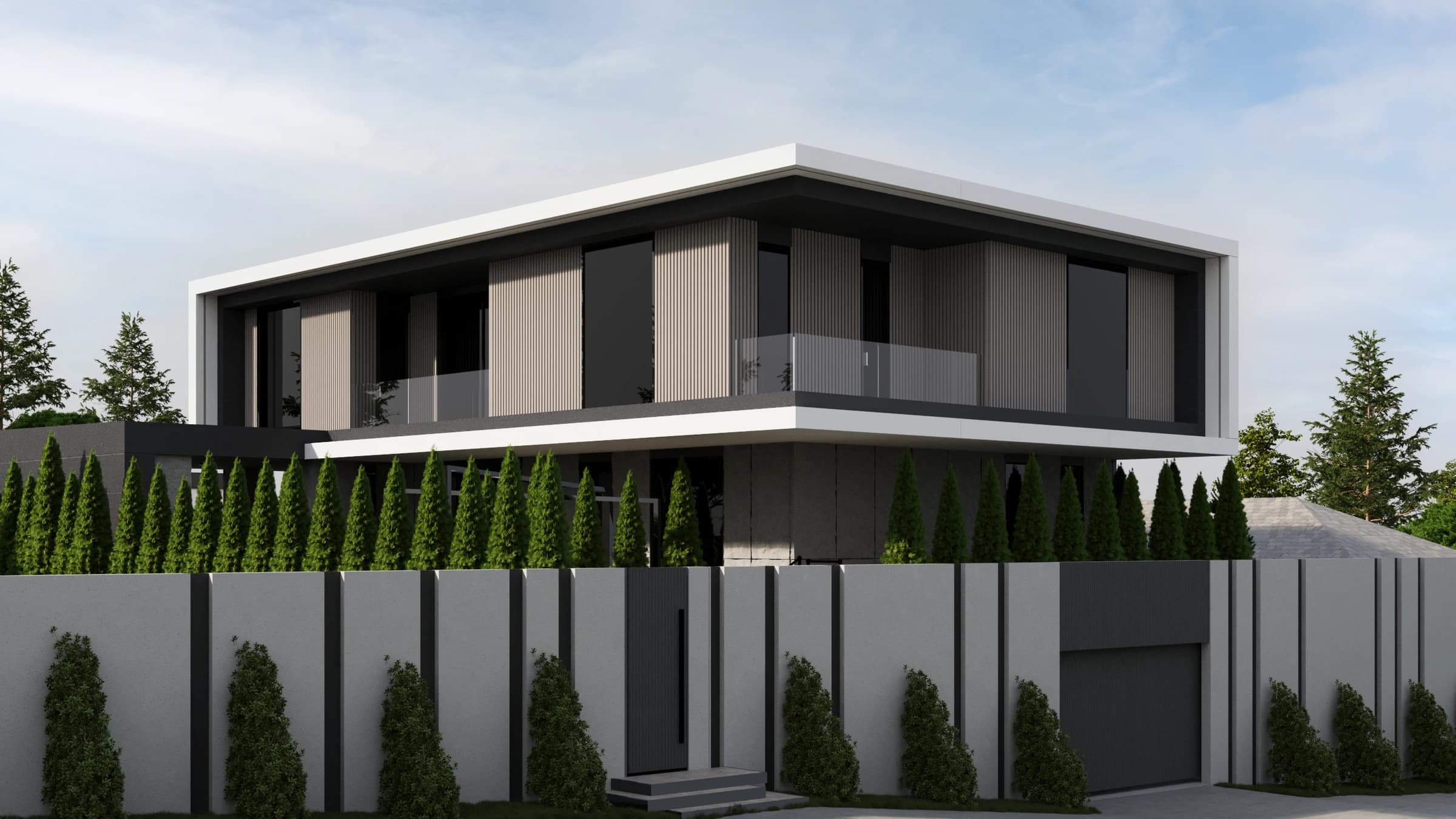 Рендер интерьерного сценария дома Berlin