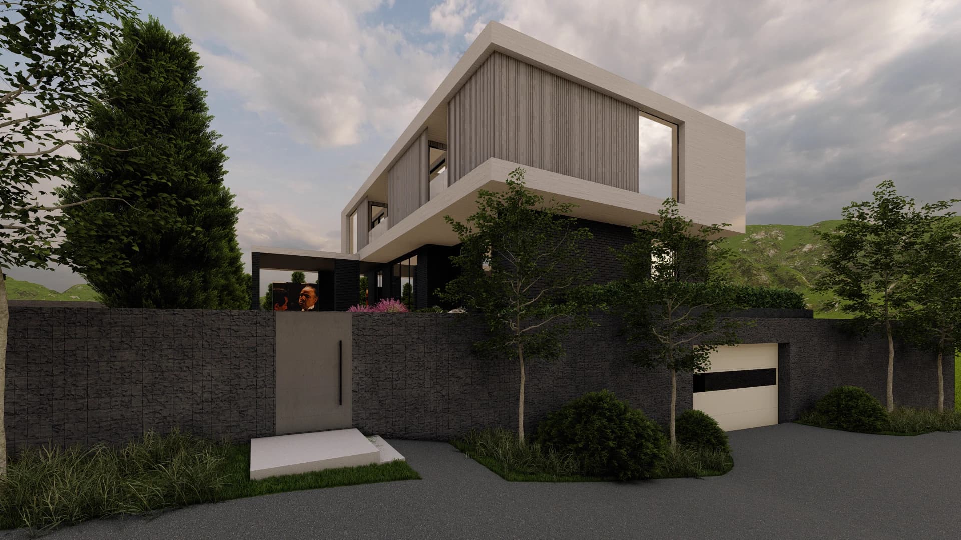 Рендер приватного помещения второго этажа дома Berlin