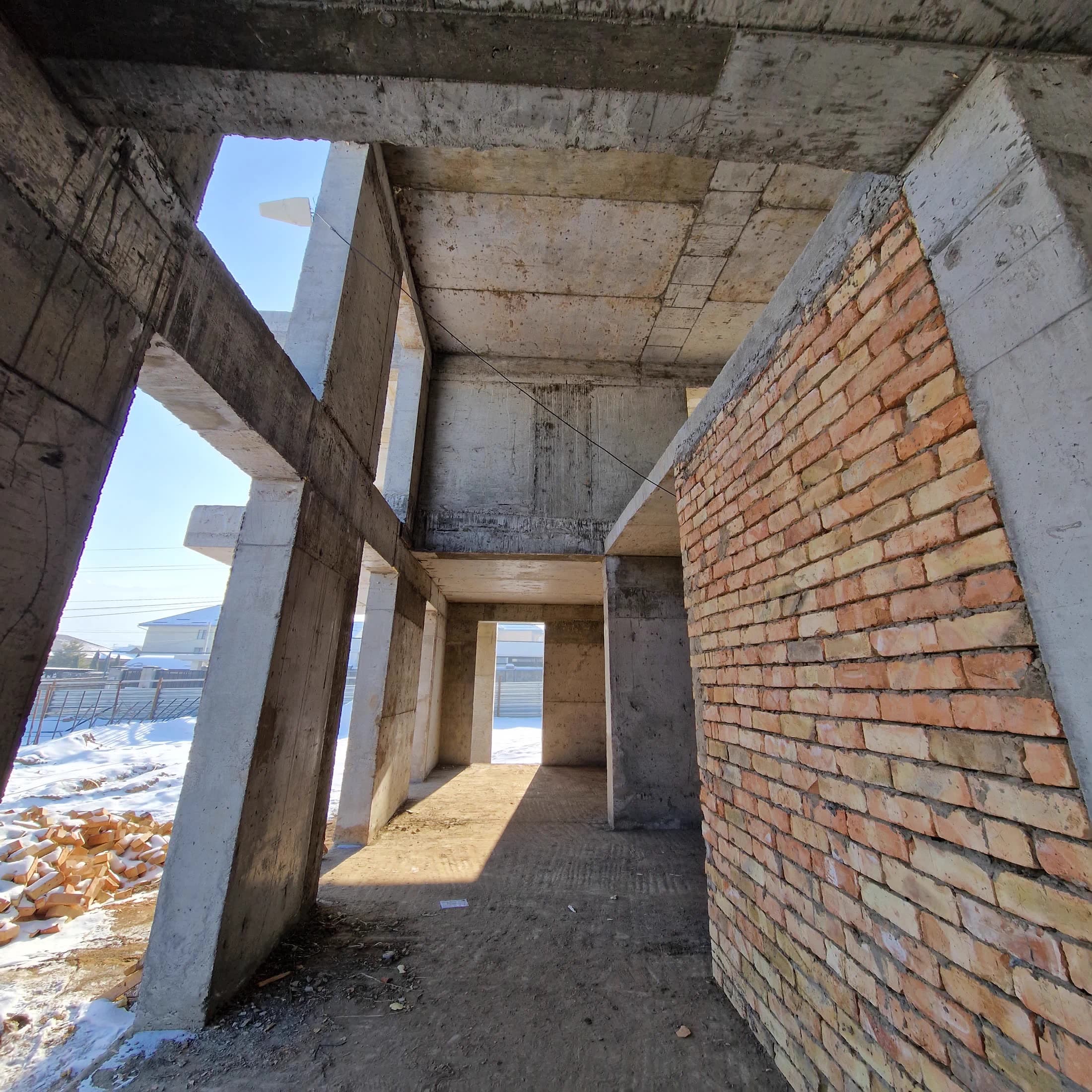 Реализация современного дома Melbourne с готовым объемом и фасадом в Алматы