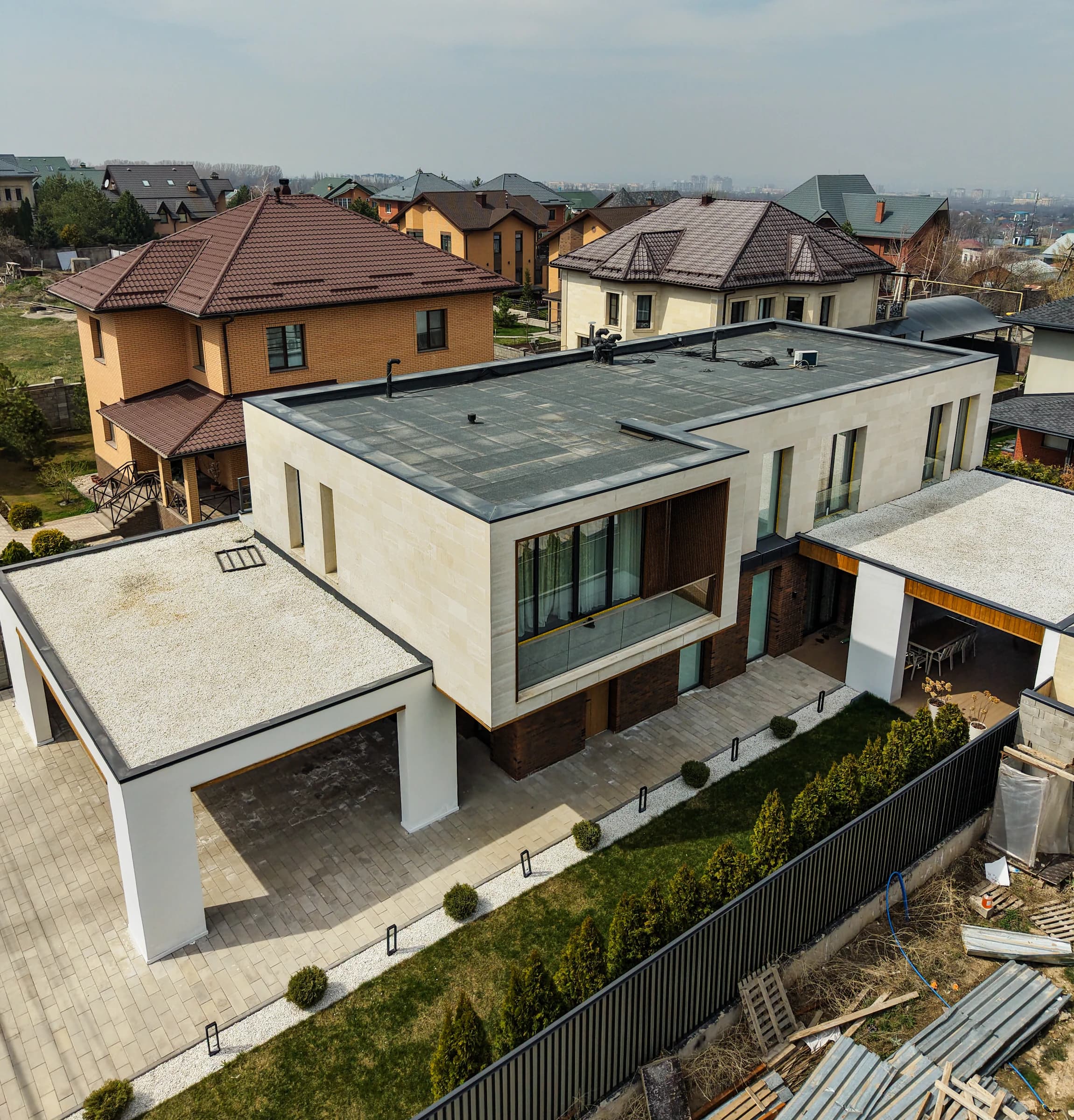 Фасадная детализация дома Melbourne